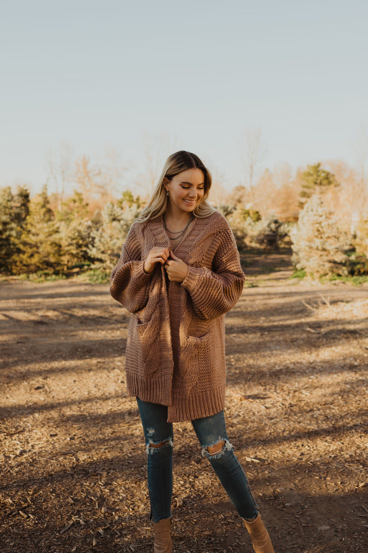 Danyon Cable Knit Cardigan - FINAL SALE