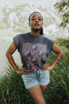 Trippy Cut Off Graphic Tee