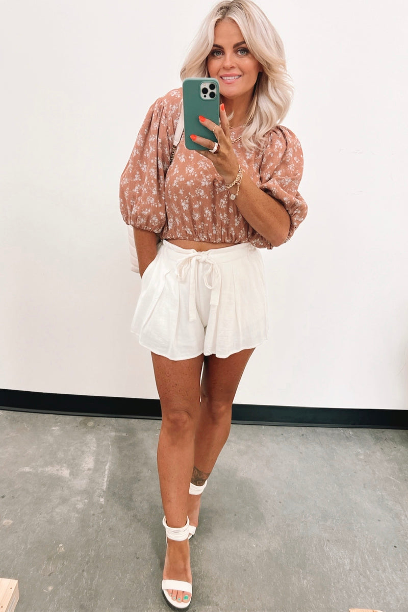 Ansley Crop Blouse - FINAL SALE