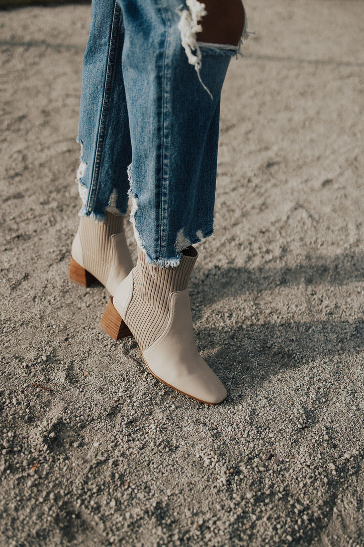 Nadia Ribbed Booties