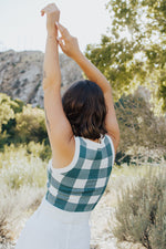 Hailey Gingham Crop Tank