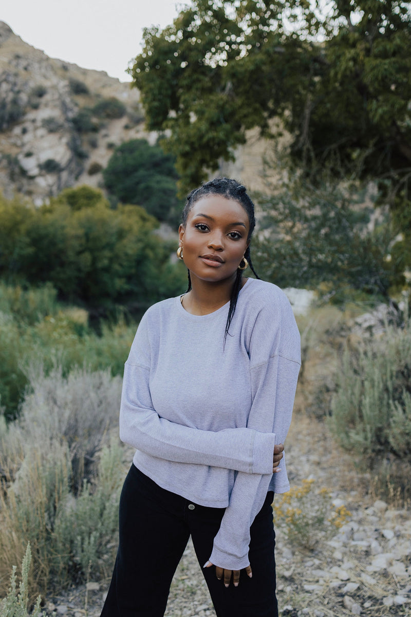 Cozy Thermal Basic Tee - FINAL SALE