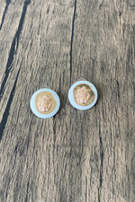 Larkspur Lion Earrings