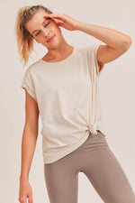 Laila Cap Sleeve Basic Tee
