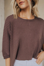 Bendetta Wide Rib Knit Top