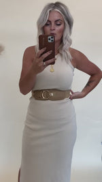 Liliana Ribbed Midi Dress