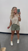 Clovis High Waisted Shorts