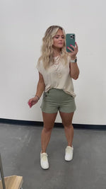 Clovis High Waisted Shorts