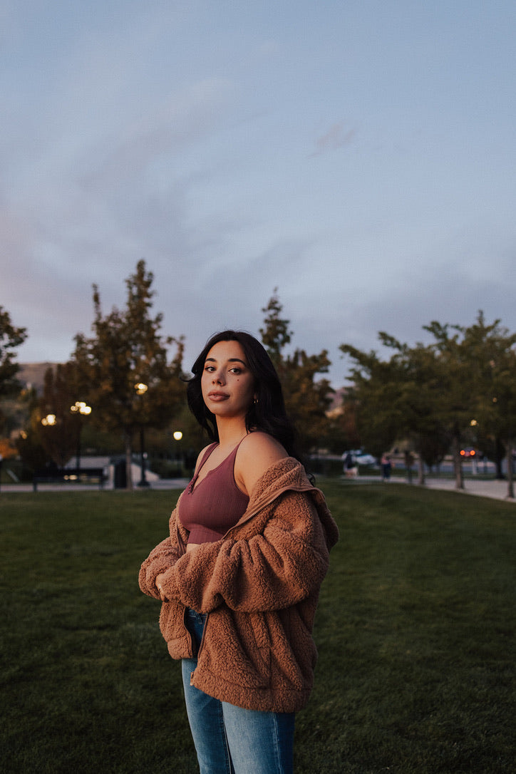 Marina Button Crop Top - FINAL SALE