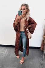 Alessandra Silky Kimono