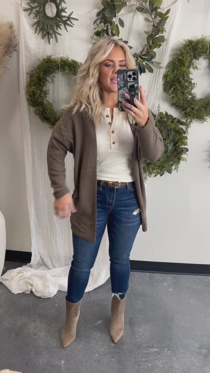 Adonis Open Front Cardigan - FINAL SALE