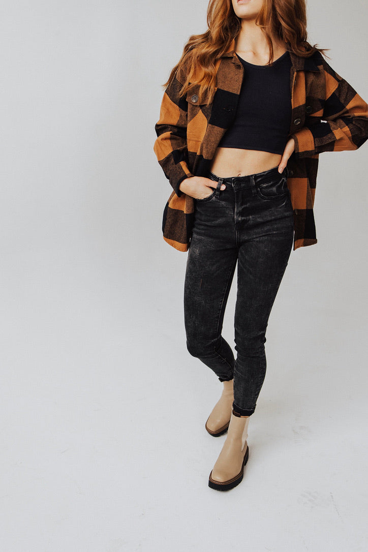 Grunge High Rise Skinny Jeans - FINAL SALE