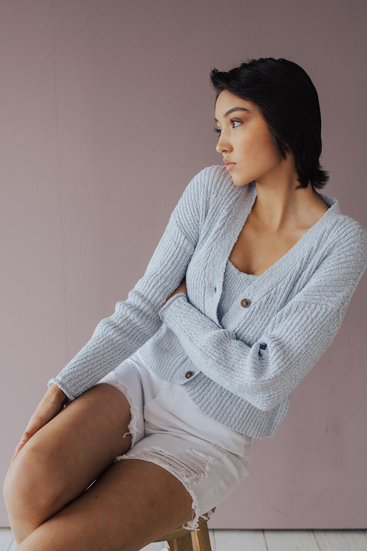 Bellamy Knit Crop Cardigan - FINAL SALE