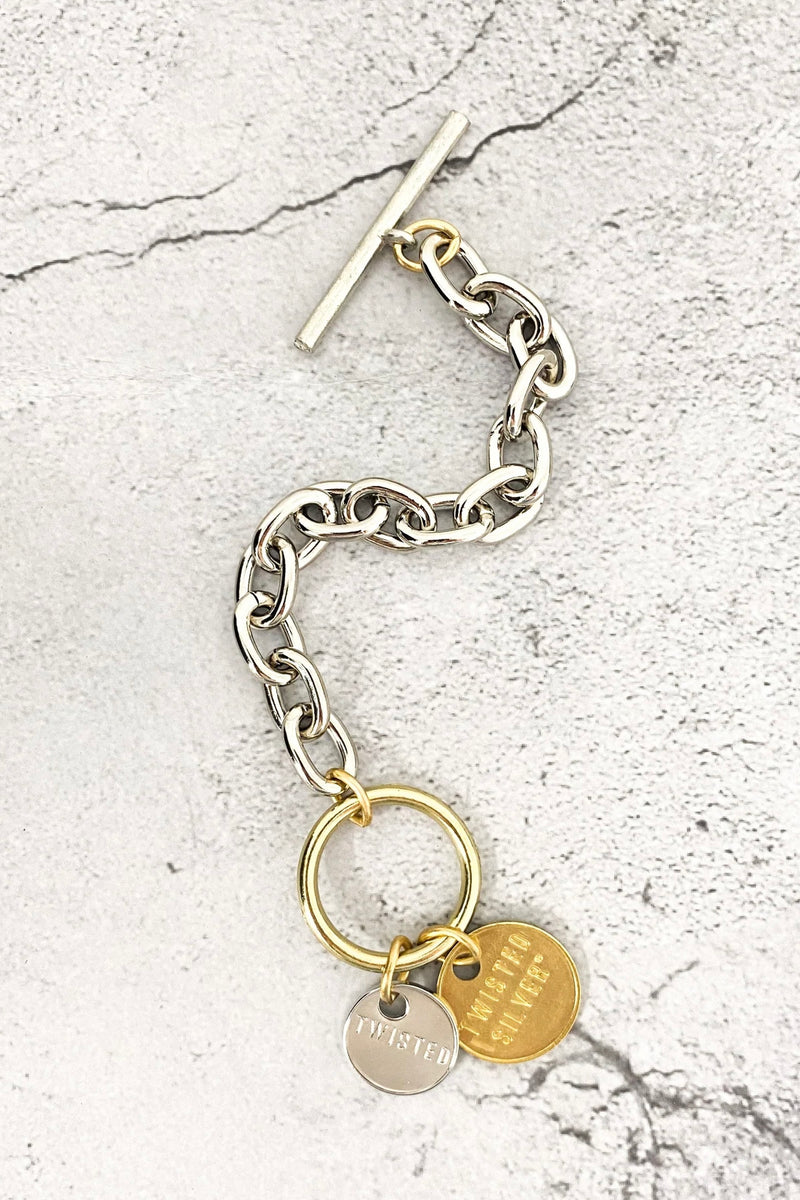 Twisted Silver Capture Bracelet