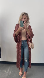 Alessandra Silky Kimono