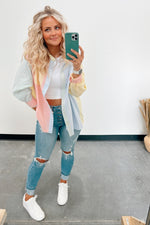 Hue Color Block Shirt