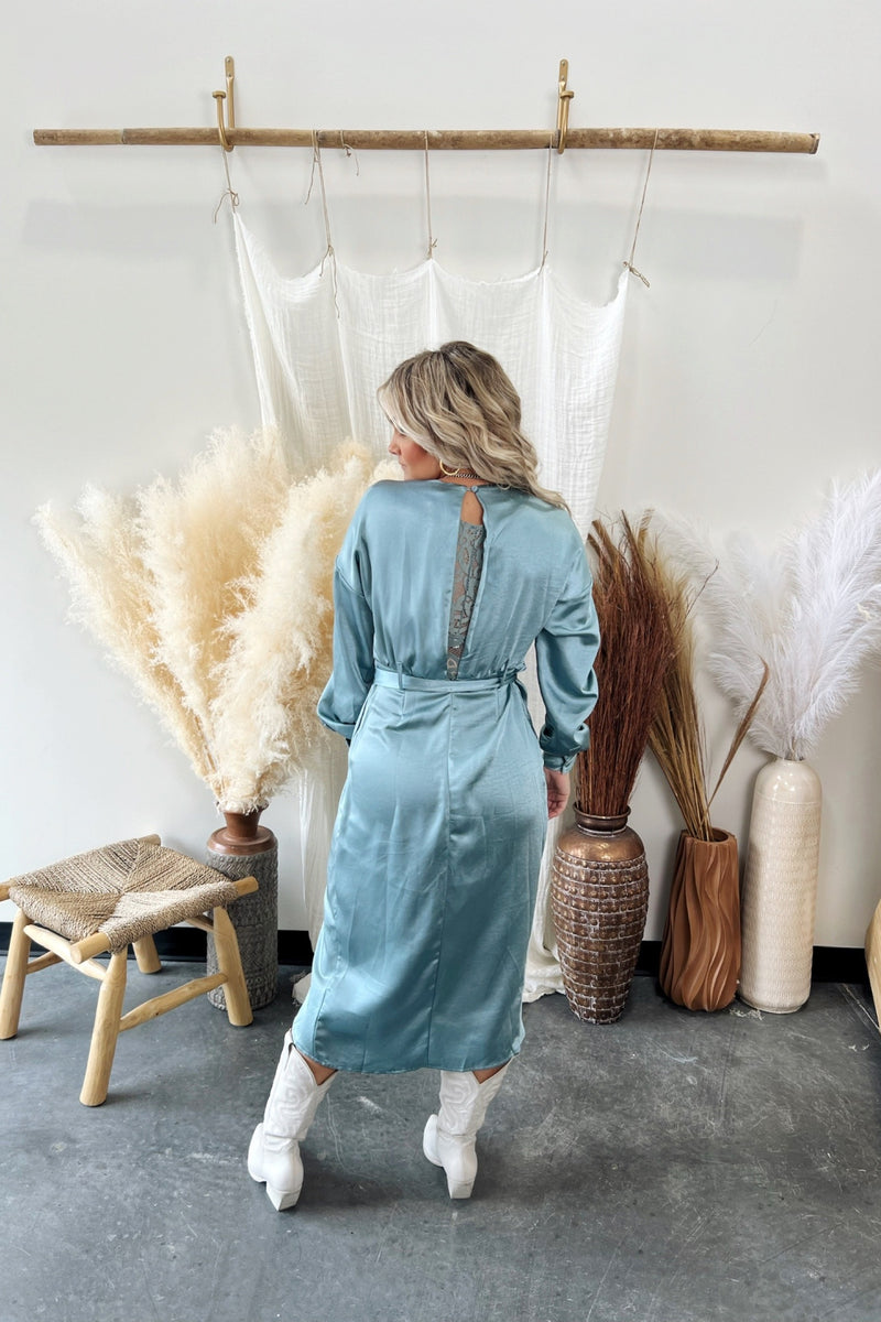 Aquafina Front Tie Dress