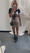 Luciela Plaid Suspender Dress - FINAL SALE