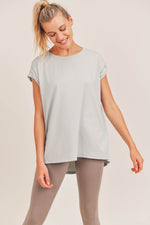 Laila Cap Sleeve Basic Tee