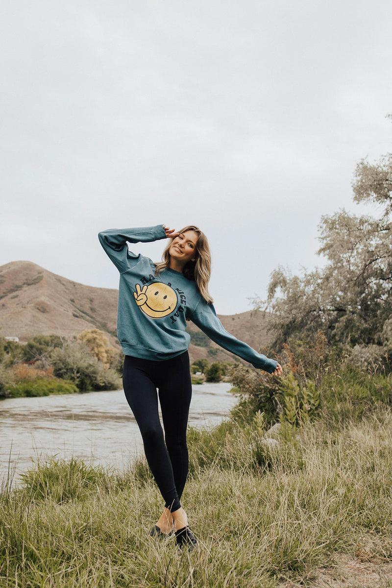 Have A Nice Day Graphic Sweatshirt