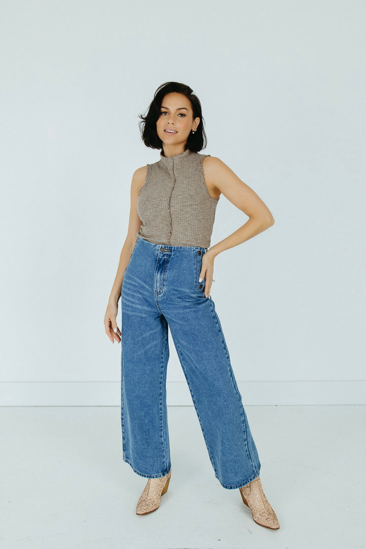 Andrea Mock Neck Tank