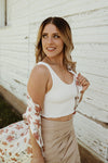 Evira Smocked Tank - FINAL SALE