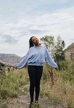 Mira Button Collared Sweatshirt