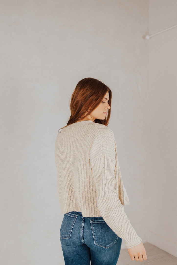 Bellamy Knit Crop Cardigan - FINAL SALE