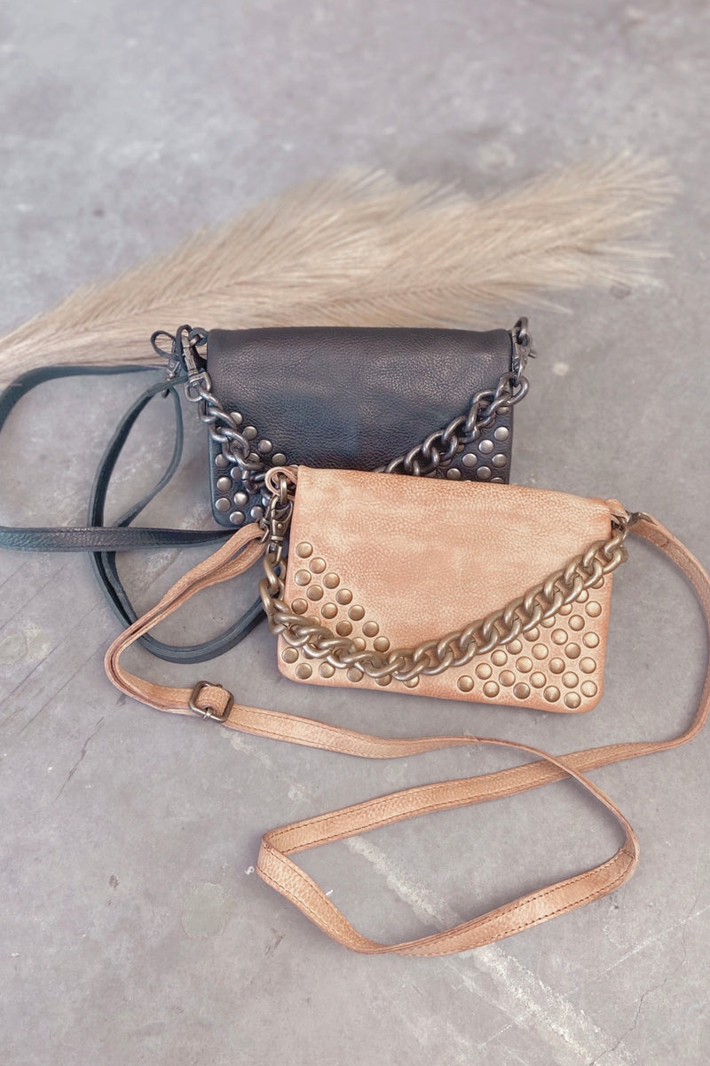 Risky Business Studded Clutch Bag