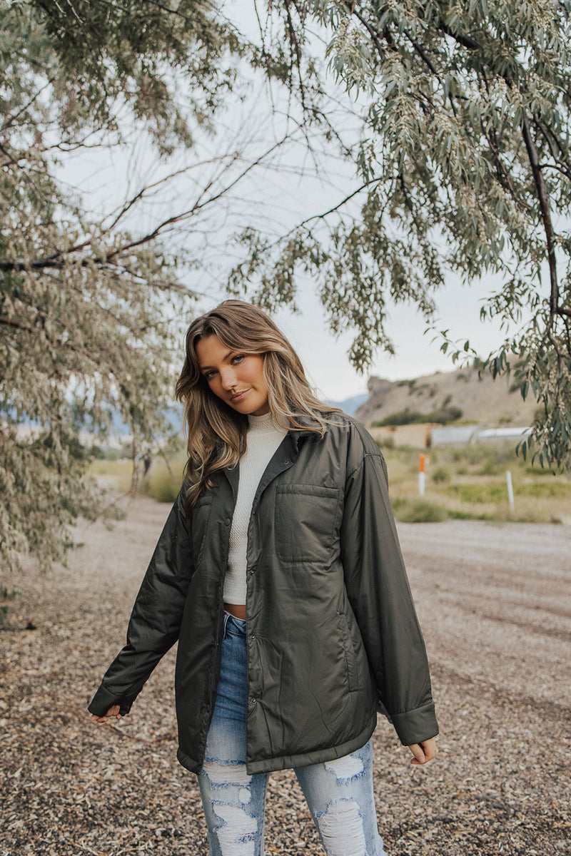 Vines Button Down Coat