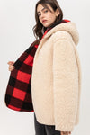 Lillia Reversible Sherpa Jacket - FINAL SALE