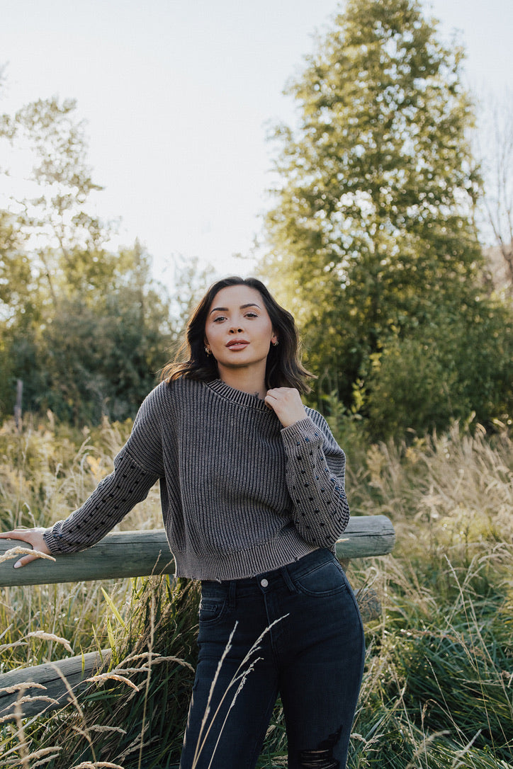 Jinx Studded Knit Sweater