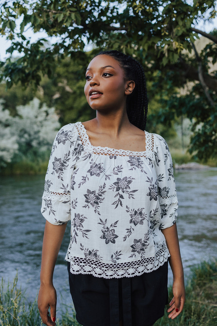 Bonella Floral Blouse - FINAL SALE