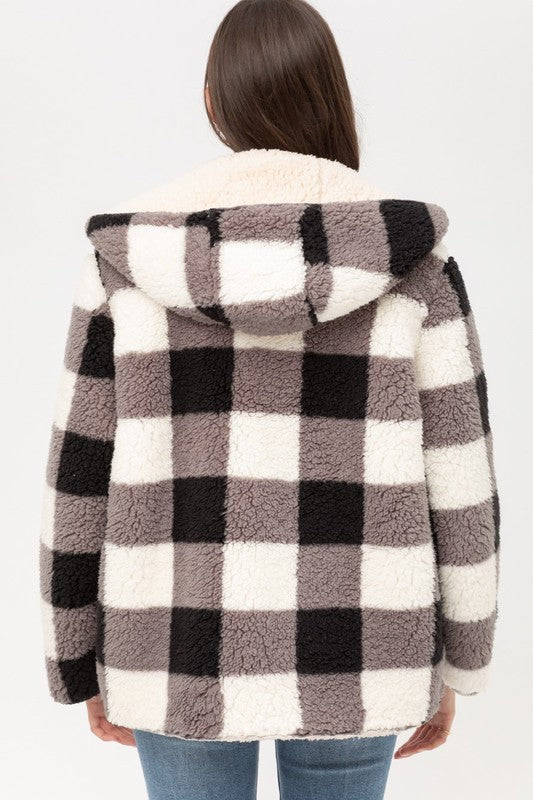 Lillia Reversible Sherpa Jacket - FINAL SALE