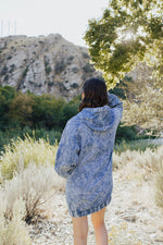 Dazmond Acid Wash Hoodie Dress - FINAL SALE