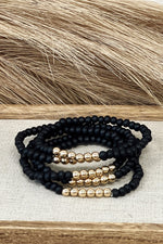 Kazlyn Beaded Stack Bracelet