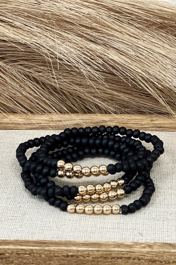 Kazlyn Beaded Stack Bracelet