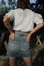 Ash Denim Mini Skirt