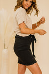 Oatie Ribbed Skirt - FINAL SALE