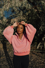 Mira Button Collared Sweatshirt