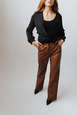 Gwendolyn Faux Leather Dress Pants - FINAL SALE