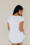 Laila Cap Sleeve Basic Tee