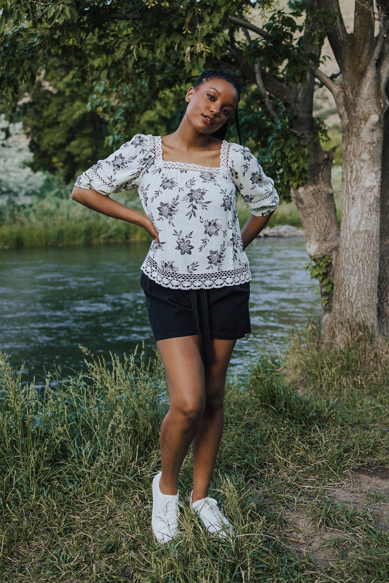 Bonella Floral Blouse - FINAL SALE