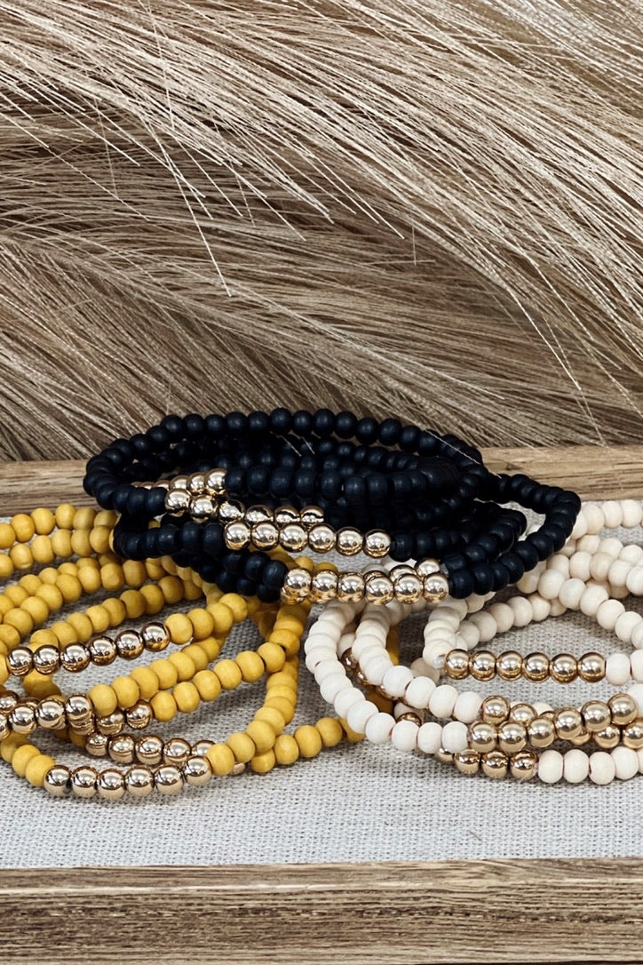 Kazlyn Beaded Stack Bracelet