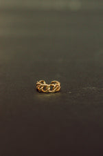 Russet Chain Hollow Ring - FINAL SALE