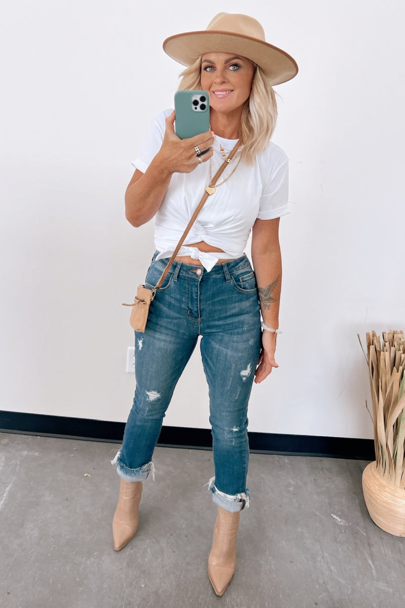 Hollis Front Tie Top - FINAL SALE
