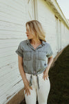 Ronny Front Tie Top