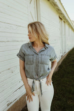 Ronny Front Tie Top