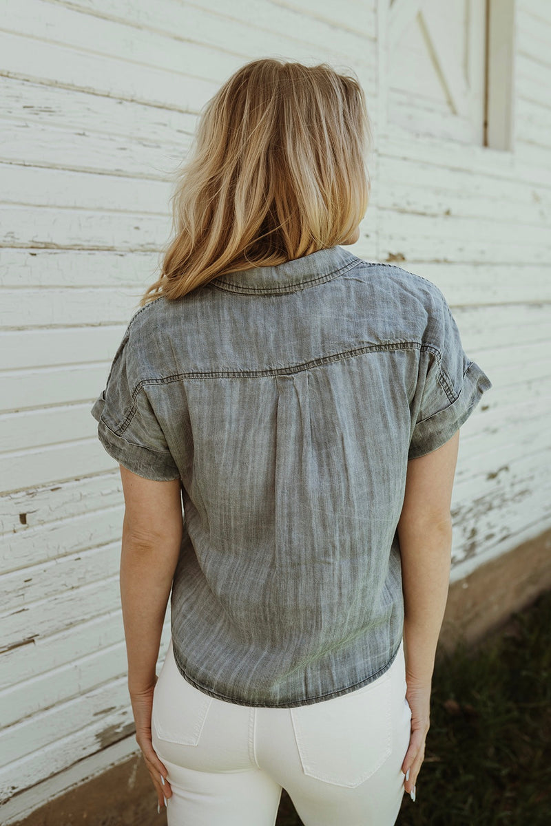 Ronny Front Tie Top