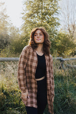 Rhetta Washed Long Flannel - FINAL SALE